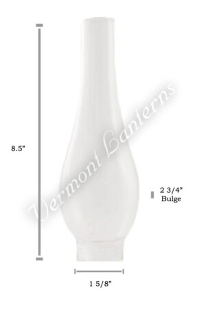 Oil Lamp Chimney #3 - 1 5/8" x 8 1/2"