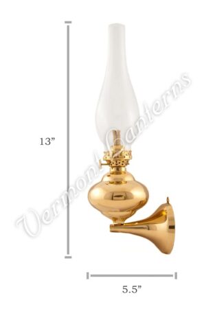 Wall Lamps - Brass "Sterling" 13"
