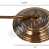Wall Oil Lamp Smoke Bell - 584A