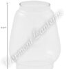 Replacement Glass Patio Hurricane Lantern 9"