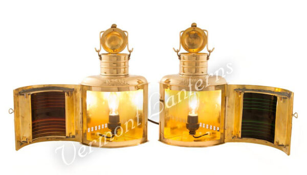 Electric Lanterns - Ships Lantern Port & Starboard - 11"