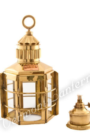 Ship Lanterns - Brass Clipper Lamp - 13"
