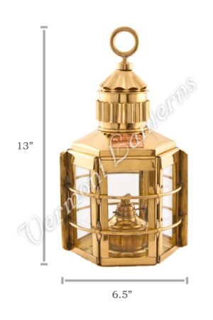 Ship Lanterns - Brass Clipper Lamp - 13"