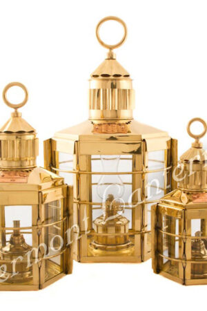 Ship Lanterns - Brass Clipper Lamp - 16"