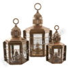 Electric Lanterns - Ship Lanterns Clipper Lamp Antique Brass - 13"