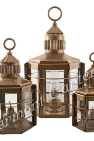 Ship Lanterns Clipper Lamp Antique Brass - 16"