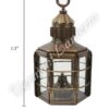 Ship Lanterns Clipper Lamp Antique Brass - 13"