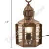 Electric Lanterns - Ship Lanterns Clipper Lamp Antique Brass - 13"