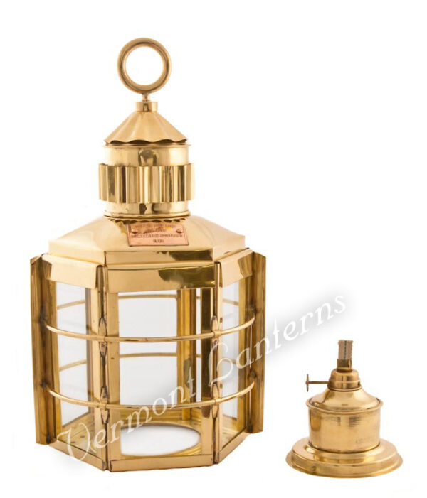 Ship Lanterns - Brass Clipper Lamp - 16"