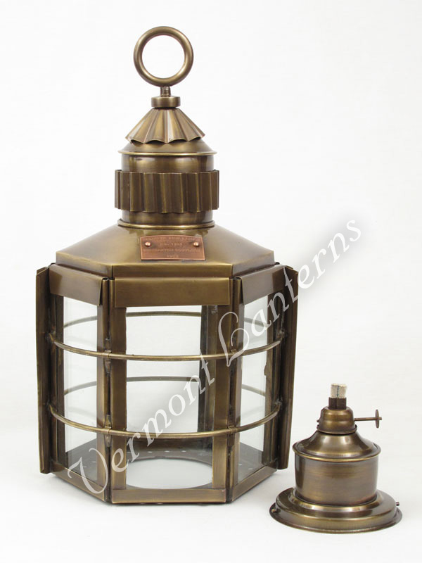 Ship Lanterns Clipper Lamp Antique Brass - 16"