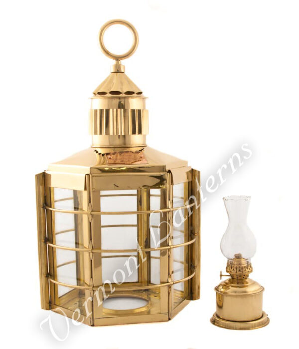 Ship Lanterns - Brass Clipper Lamp - 22"