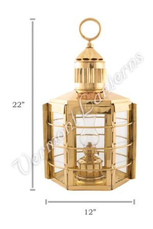 Ship Lanterns - Brass Clipper Lamp - 22"