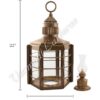 Ship Lanterns Clipper Lamp Antique Brass - 22"