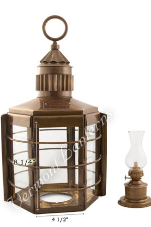 Clipper Ship Lamp Exterior Glass - 22"