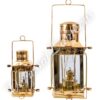 Oil Lamps - Brass Cargo Lamp 10"