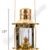 Oil Lamps - Brass Cargo Lamp 15"