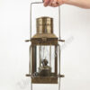 Oil Lamps - Antique Brass Cargo Lamp 15"