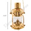 Anchor Lamp Brass - 15.5"