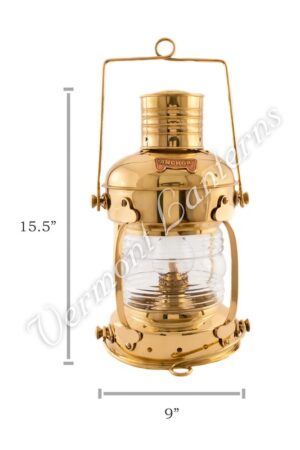Anchor Lamp Brass - 15.5"