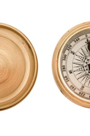 Nautical Gifts - Brass Pocket and Desk Compass - 2"