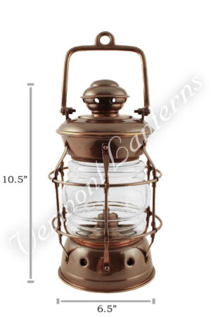 Nautical Lanterns - Antique Brass Nelson - 10.5"