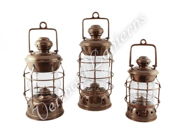 Nautical Lanterns - Antique Brass Nelson - 13.5"