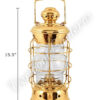 Nautical Lanterns Brass Nelson - 15.5"