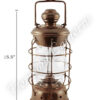 Nautical Lanterns Antique Brass Nelson - 15.5"
