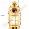 Electric Lanterns - Nautical Lanterns Brass Nelson - 15.5"