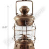 Nautical Lanterns - Antique Brass Nelson - 13.5"