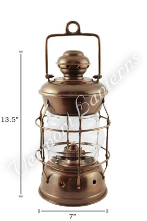 Nautical Lanterns - Antique Brass Nelson - 13.5"