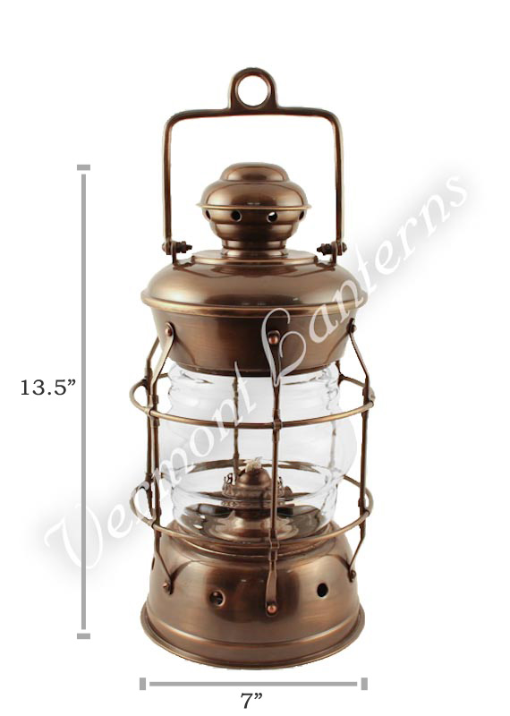 Nautical Lanterns - Antique Brass Nelson - 13.5