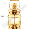 Electric Lanterns - Nautical Lanterns Brass Nelson - 13.5"