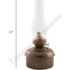 Oil Lamps - Antique Brass "Dorset" Table Lamp - 10"