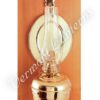 Oil Lamps - Brass "Dorset" Wall Lamp 10"