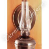 Oil Lamps - Antique Brass "Dorset" Wall Lamp 10"