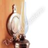 Oil Lamps - Antique Brass "Dorset" Wall Lamp 12"