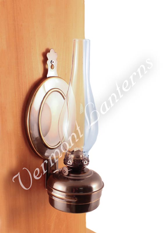  Vermont Lanterns Brass Mini Small Oil Lamp 6.5 (Brass