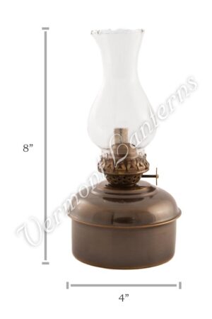 Oil Lamp Chimney #1 Crimped Top - 1 5/8" x 5"