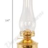 Oil Lamp Chimney #4 - 3" x 10"