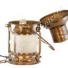 Electric Lantern - Ships Lanterns Antique Brass Anchor Lamp - 10"