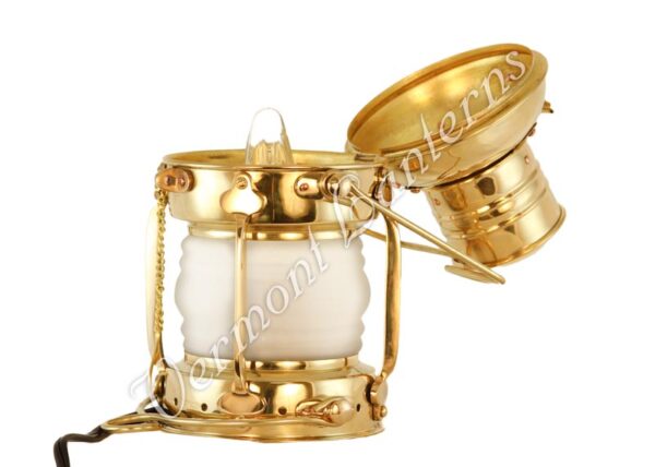 Electric Lantern - Ships Lanterns Brass Anchor Lamp - 10"