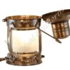 Electric Lantern - Ships Lanterns Antique Brass Anchor Lamp - 12"