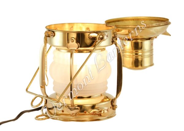 Electric Lantern - Ships Lanterns Brass Anchor Lamp - 12"