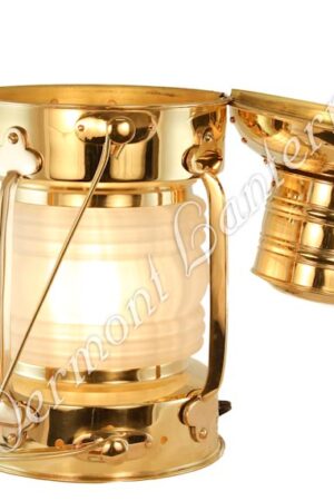 Electric Lantern - Ships Lanterns Brass Anchor Lamp - 19"