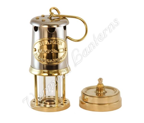 Yacht Lamps - Brass & Stainless Steel Lantern - 7"
