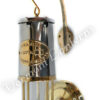 Electric Yacht Lamps - Brass & Stainless Lantern - 12v - 10"