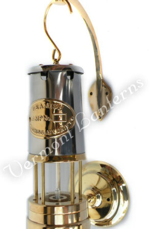 Electric Yacht Lamps - Brass & Stainless Lantern - 12v - 10"