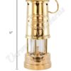 Oil Lamp Chimney - Miners Lamp - 9"