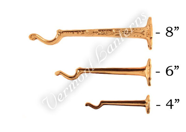 Brass Lantern Hook - 4"